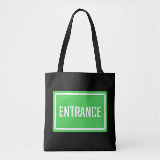 ingangsteken tote bag