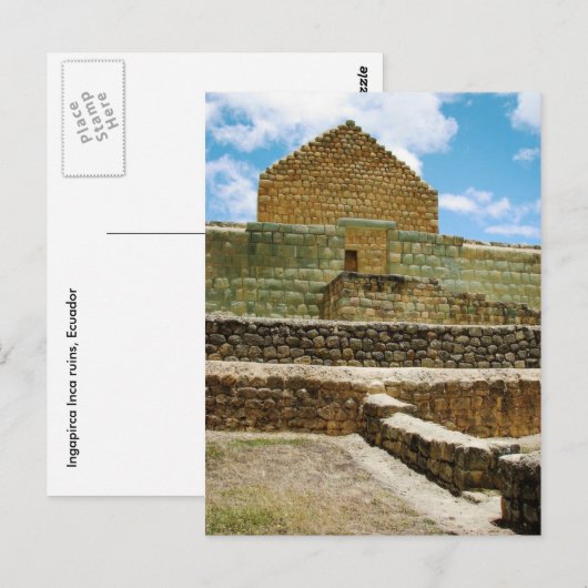 Ingapirca Inca ruins, Ecuador Briefkaart (Voorkant / Achterkant)