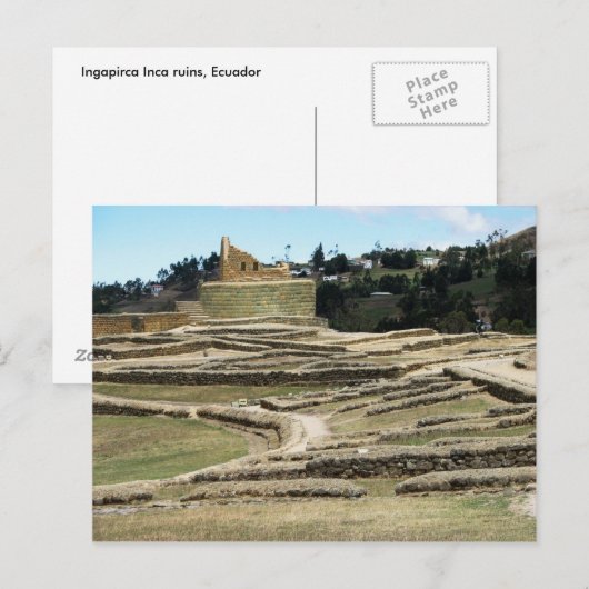 Ingapirca Inca ruins, Ecuador Briefkaart (Voorkant / Achterkant)