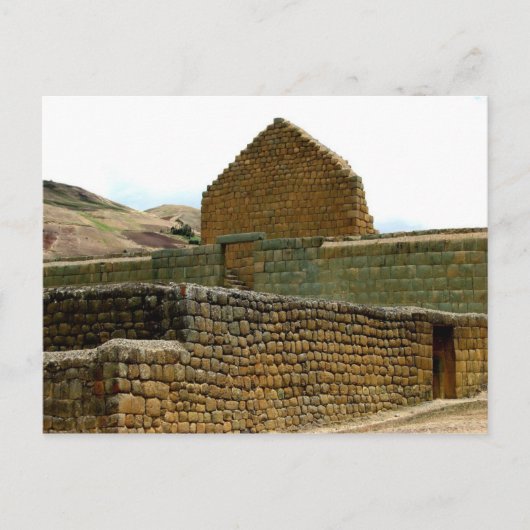 Ingapirca Inca ruins, Ecuador Briefkaart (Voorkant)