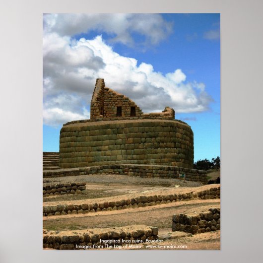 Ingapirca Inca ruins, Ecuador Poster (Voorkant)