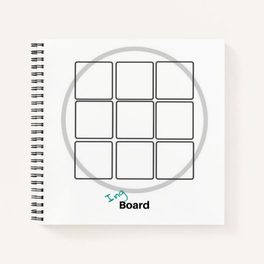 IngBoard 8,5-inch x8,5-inch spiral notebook Notitieboek (Voorkant)