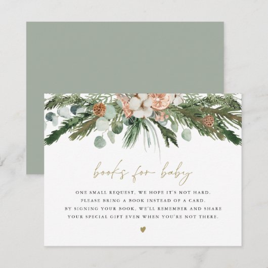 INGE Cozy Scandinavian Winter Books for Baby Card Kaart (Voorkant / Achterkant)