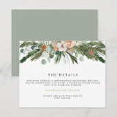 INGE Cozy Scandinavian Winter Weduwenkaart Kaart (Voorkant / Achterkant)