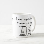 Inge periodieke lijstnaam mok (Voorkant rechts)