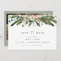 INGE Scandinavian Winter Greenery Save the Date