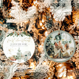 INGE Warm & Cozy Scandinavische Eerste Kerstmis Keramisch Ornament