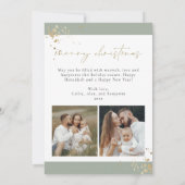 INGE Warm & Cozy Scandinavische kerstkaart Kaart (Achterkant)