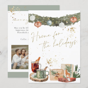 INGE Waterverf Warm Holiday Gifts Kerstmis Kaart