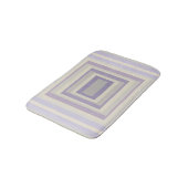 Ingebakken in krijt grijs lavendel geometrisch ont badmat (Gekanteld)