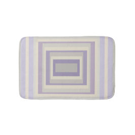 Ingebakken in krijt grijs lavendel geometrisch ont badmat