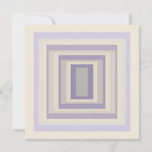 Ingebakken in krijt grijs lavendel geometrisch ont kaart (Voorkant)