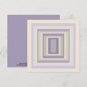 Ingebakken in krijt grijs lavendel geometrisch ont kaart