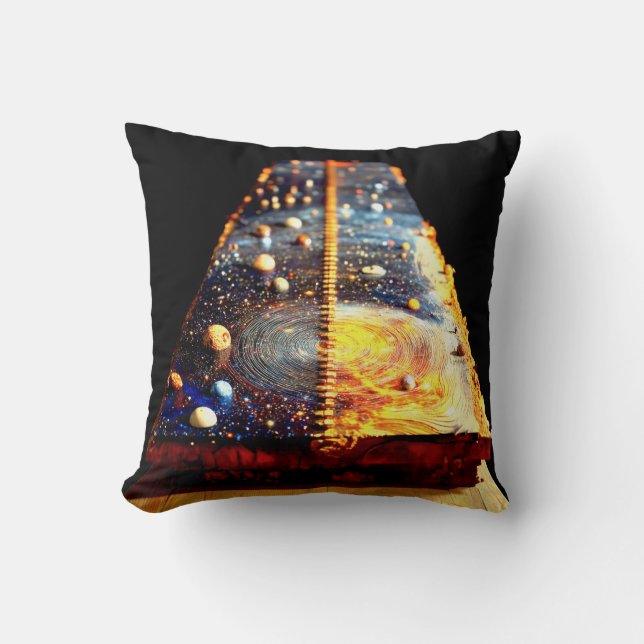 Ingebedde planeten kussen (Voorkant)