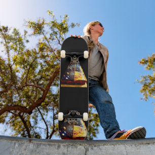 Ingebedde planeten persoonlijk skateboard