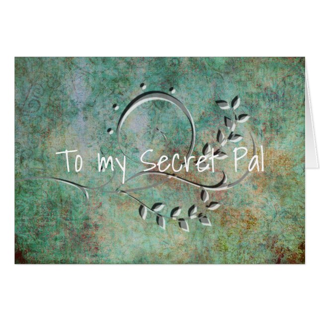 Ingeblazen floraal (Voorkant Horizontaal)