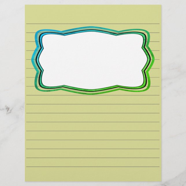 Ingeblazen plakboekpapier met Afbeeldingen doos (Voorkant)