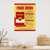 Ingeblikt Food Drive Charity Fundraiser Flyer Poster (Keuken)