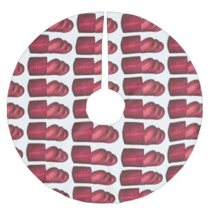 Ingeblikt met kerstavond in Cranberry Sauce Kerstboom Rok