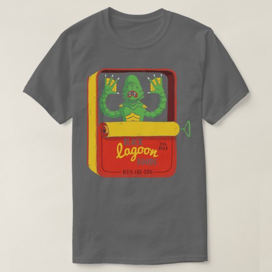 ingeblikt moerasmonster t-shirt (Design voorkant)