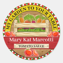 Ingeblikt Van De Tuin Boerderij Sticker