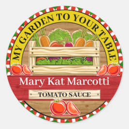 Ingeblikt Van De Tuin Boerderij Sticker