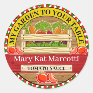 Ingeblikt Van De Tuin Boerderij Sticker