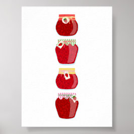 Ingeblikt voedsel - Gemengde jam Poster