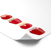 Ingeblikt voedsel - Gemengde jam Poster (Hoek)