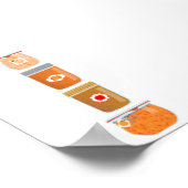 Ingeblikt voedsel - Gemengde jam Poster (Hoek)