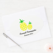 Ingeblikte Ananasjam Etiket (Envelop)