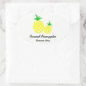 Ingeblikte Ananasjam Etiket (Tas)