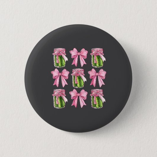 Ingeblikte Ckle Coquette Boogjes Met Cute Ckle Pot Ronde Button 5,7 Cm (Voorkant)