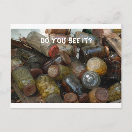 Ingeblikte Eyeballen Zie je het? Briefkaart (Voorkant)