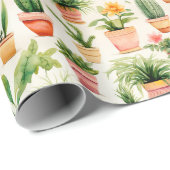 Ingeblikte planten cadeaupapier (Rol Hoek)