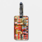 Ingeblikte tomaten bagagelabel (Achterkant verticaal)