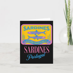 Ingeblikte Vis Ingeblikte Sardines Blikvis Portuga Kaart