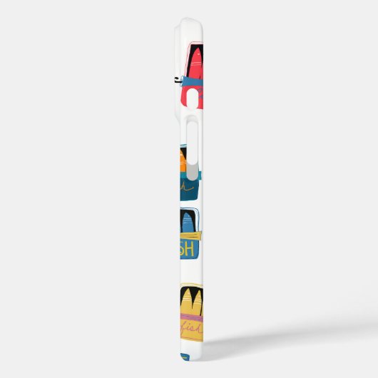 Ingeblikte vis iPhone case (Achterkant / Links)