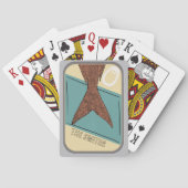 Ingeblikte vis pokerkaarten (Achterkant)