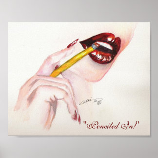 "Ingebonden!" 8x10 afdrukken Poster