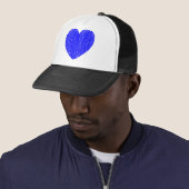 Ingebonden - Blauw Trucker Pet (In situ)