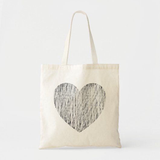 Ingebonden - White over Black Tote Bag (Voorkant)