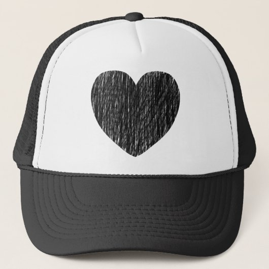Ingebonden - zwart trucker pet (Voorkant)