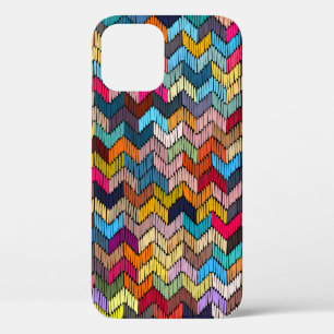 Ingeborduurd naadloos geometrisch patroon. Ornamen Case-Mate iPhone Case