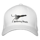 Ingeborduurd vierkant Pet - met aangepaste tekst (Voorkant)