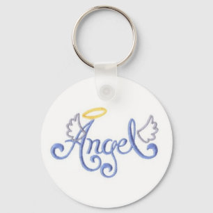Ingeborduurde Angel Sleutelhanger