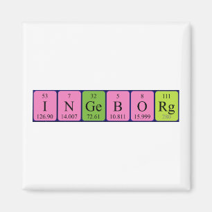 Ingeborg periodieke lijstnaam magnet