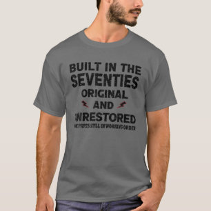 Ingebouwd in de jaren '70 origineel en niet herste t-shirt