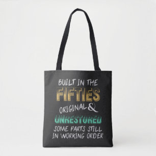Ingebouwd in de jaren vijftig tote bag