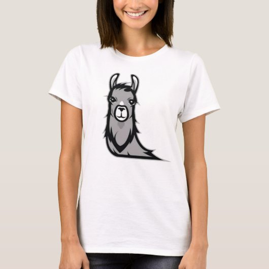 Ingebouwd Llama T-shirt (Voorkant)